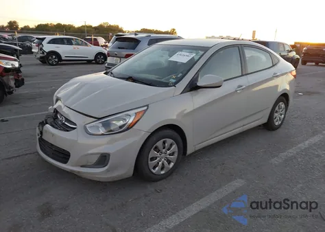 2016 Hyundai Accent Se z USA, uszkodzony, nr VIN KMHCT4AE1GU028362
